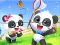 Jigsaw Puzzle: Baby Panda Spring Outing — безкоштовна онлайн гра