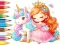 Coloring Book: Unicorn Secret Whisper — безкоштовна онлайн гра