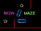 Neon Car Maze — безкоштовна онлайн гра
