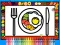 Color and Decorate Dinner Plate — безкоштовна онлайн гра