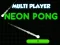 Neon Pong Multi Player — безкоштовна онлайн гра