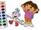 Dora The Explorer Coloring Book — безкоштовна онлайн гра