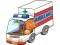 Cartoon Ambulance Puzzle — безкоштовна онлайн гра
