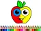 Back To School: Apple Coloring Book — безкоштовна онлайн гра