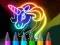 Learn to Draw Glow Cartoon — безкоштовна онлайн гра