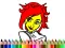 Back To School: Cute Girl Coloring — безкоштовна онлайн гра