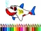 Back To School: Shark Coloring Book — безкоштовна онлайн гра