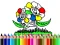 Back to School: Flowers Coloring — безкоштовна онлайн гра
