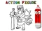 Back To School: Action Figure Coloring — безкоштовна онлайн гра