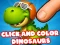 Click And Colors Dinosaurs — безкоштовна онлайн гра