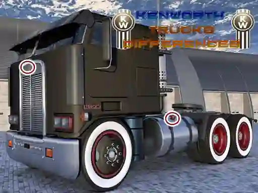 Kenworth Trucks Differences — безкоштовна онлайн гра