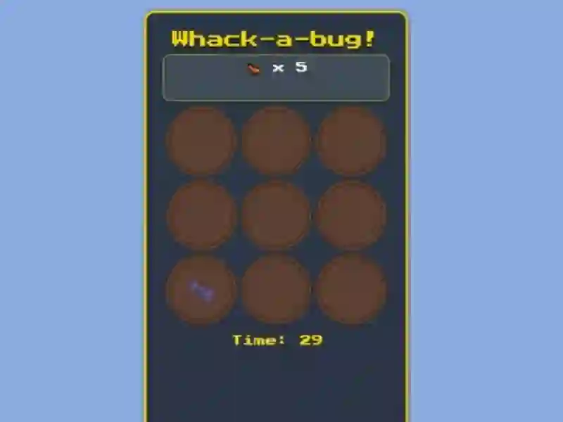 Whack A Bug Challenge — безкоштовна онлайн гра