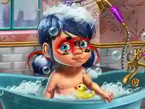 Ladybug Baby Shower Care — безкоштовна онлайн гра