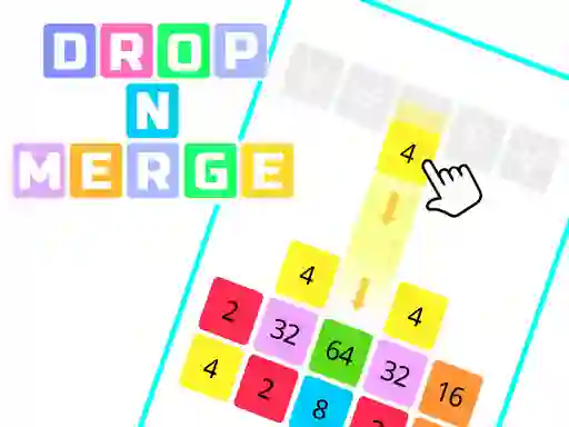 Drop N Merge Blocks — безкоштовна онлайн гра
