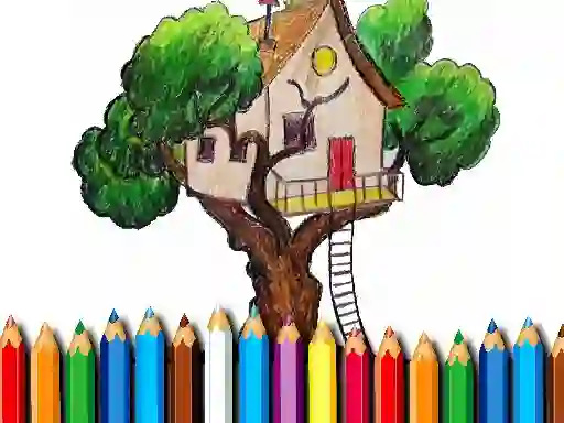 Tree House Coloring Book — безкоштовна онлайн гра