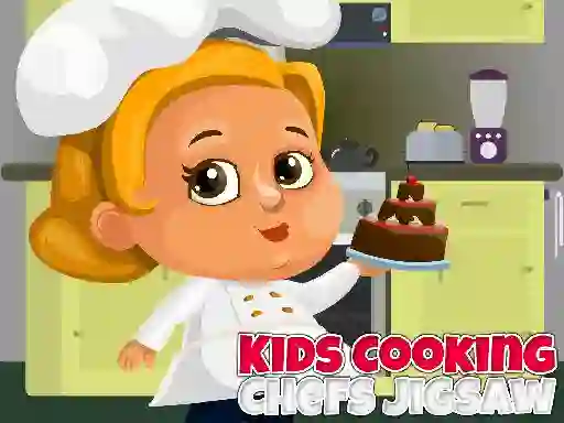 Kids Cooking Chefs Jigsaw — безкоштовна онлайн гра