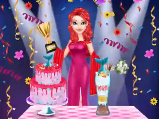 Mermaid Cake Cooking Design — безкоштовна онлайн гра