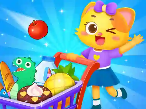 Supermarket Shopping For Kids — безкоштовна онлайн гра