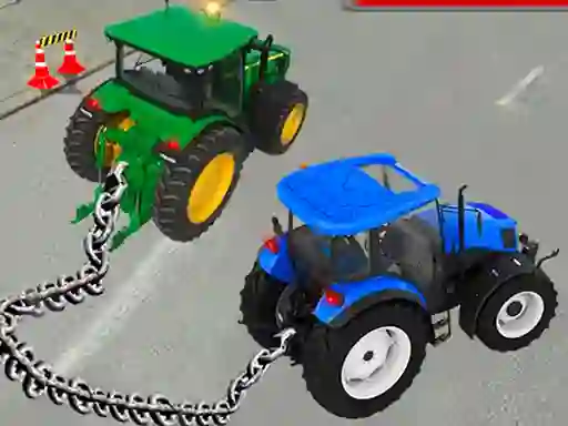 Chained Tractor Towing Simulator — безкоштовна онлайн гра