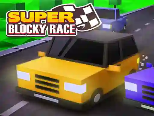 Super Blocky Race — безкоштовна онлайн гра