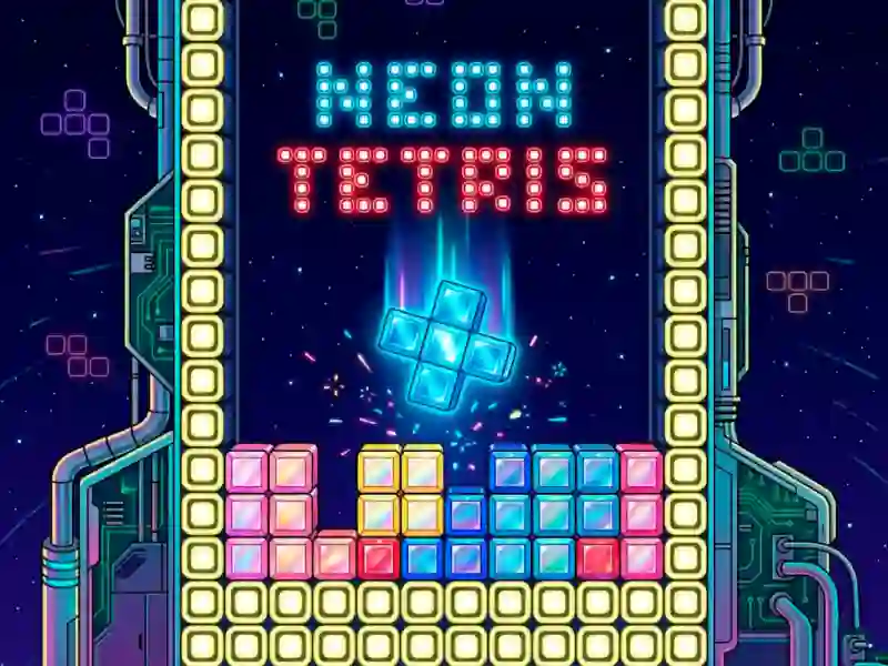 Neon Tetris — безкоштовна онлайн гра