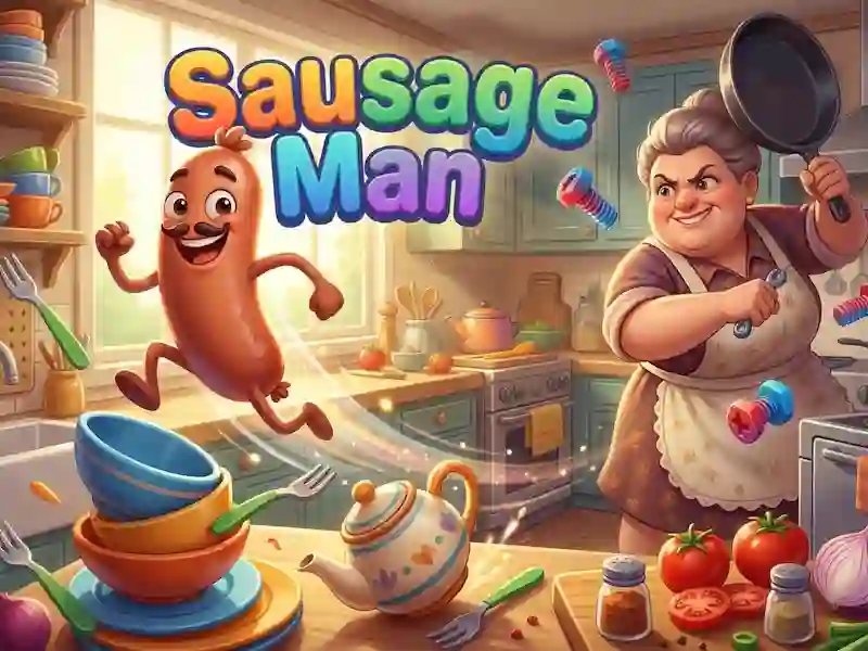 Sausage Man — безкоштовна онлайн гра