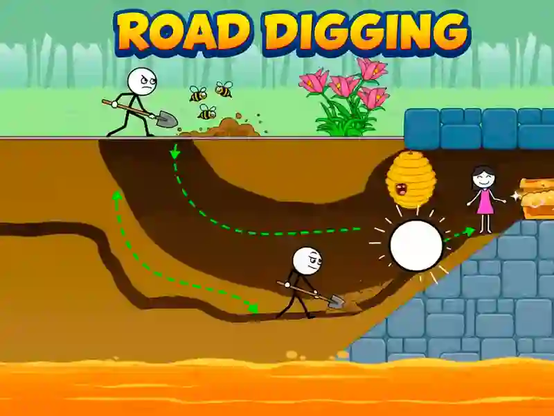 Road Digging — безкоштовна онлайн гра