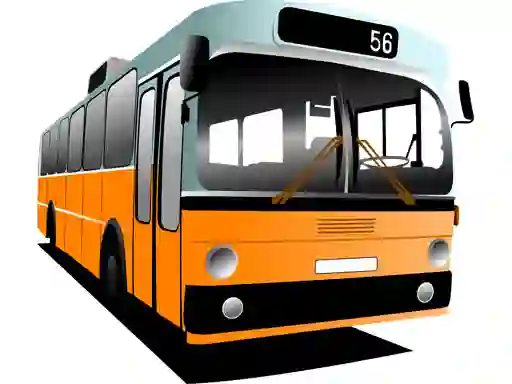 Cartoon Bus Puzzle — безкоштовна онлайн гра
