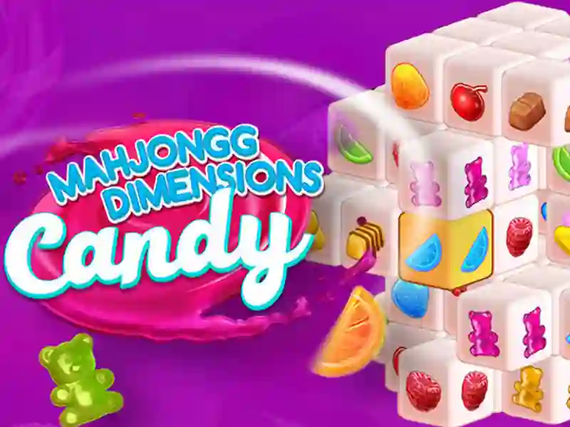 Candy 3D Mahjong — безкоштовна онлайн гра