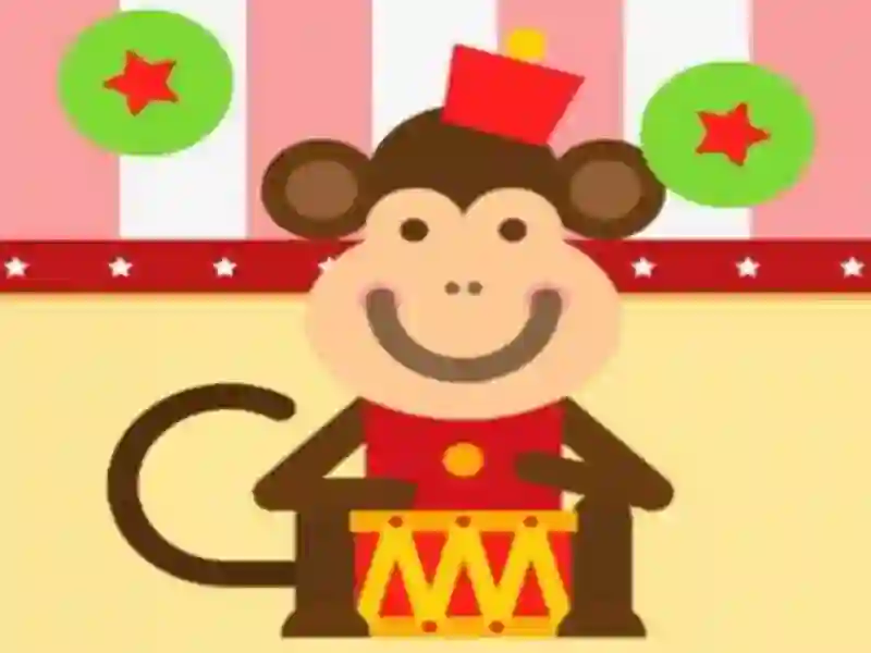 Monkey Drums — безкоштовна онлайн гра