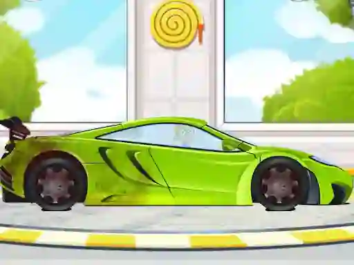 Sports Car Wash 2D — безкоштовна онлайн гра