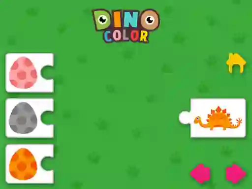 Dino Color — безкоштовна онлайн гра