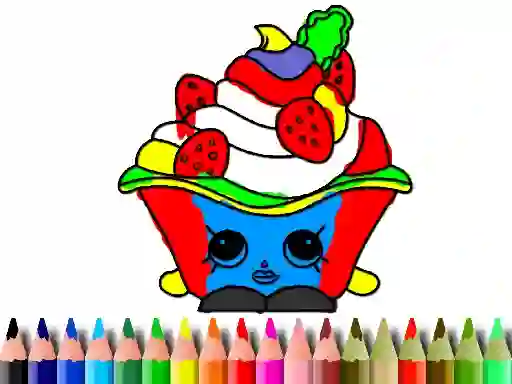 Back To School: Cake Coloring Book — безкоштовна онлайн гра