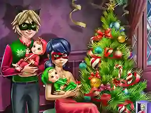 Dotted Girl Family Christmas — безкоштовна онлайн гра