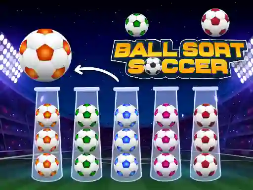 Ball Sort Soccer — безкоштовна онлайн гра