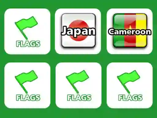 Memory With Flags — безкоштовна онлайн гра