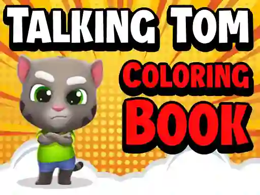 Talking Tom Coloring Books — безкоштовна онлайн гра