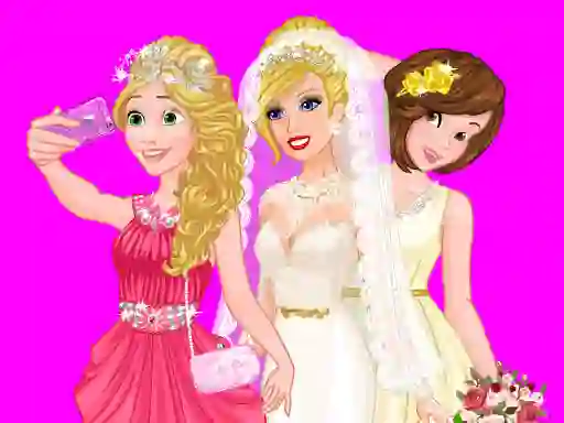 Barbie's Wedding Selfie With Princesses — безкоштовна онлайн гра