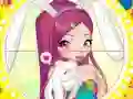 Winx bunny style: Round Puzzle — безкоштовна онлайн гра