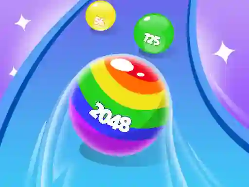 2048 Run Gorgeous Balls — безкоштовна онлайн гра