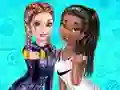 Elsa And Tiana Workout Buddies — безкоштовна онлайн гра