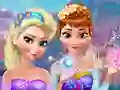 Anna & Elsa Makeover — безкоштовна онлайн гра