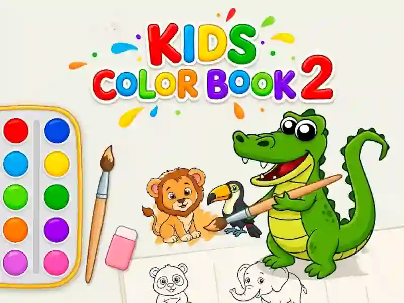 Kids Color Book 2 — безкоштовна онлайн гра