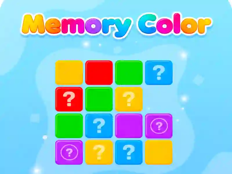 Memory Color — безкоштовна онлайн гра