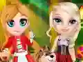 Little Elsa In Red Hood — безкоштовна онлайн гра