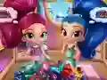 Shimmer And Shine Wardrobe Cleaning — безкоштовна онлайн гра