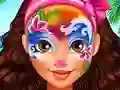 Oceania Princess Moana Face Art — безкоштовна онлайн гра