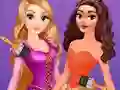 Disney Princesses Rainbow Dresses — безкоштовна онлайн гра