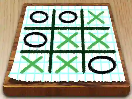 Tic Tac Toe Paper Note — безкоштовна онлайн гра