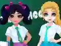 Jacqueline and Eliza School Bag Design Contest — безкоштовна онлайн гра